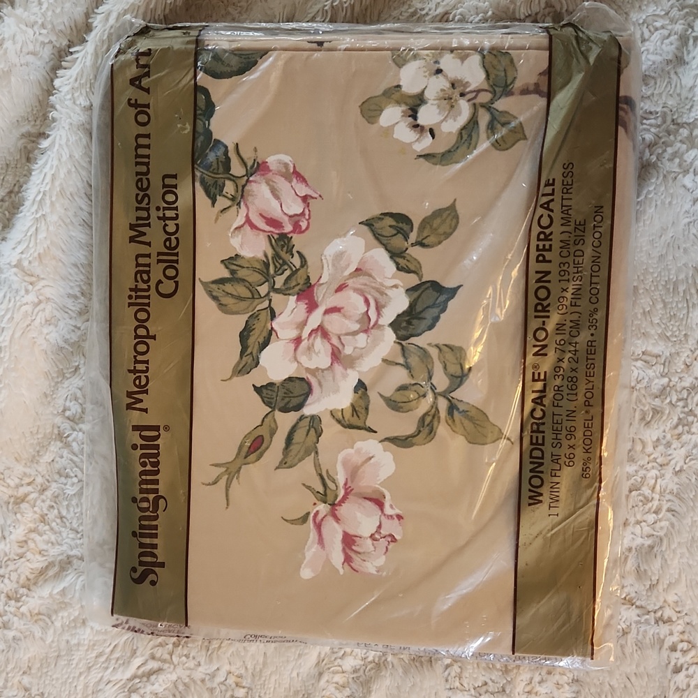 NWOT Springmaid Twin Flat Sheet